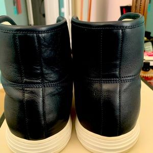 Leather Gucci high tops
